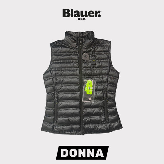 BLAUER- Giubbotto Donna smanicato, col.Nero (SS23)