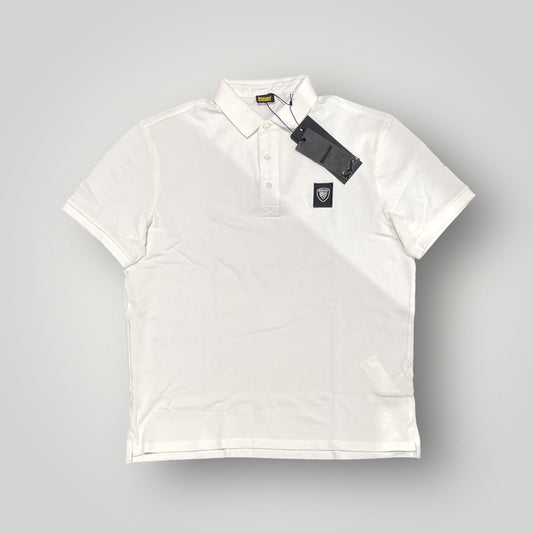 Polo BLAUER Uomo piquet, RegulrFit, col.Bianco