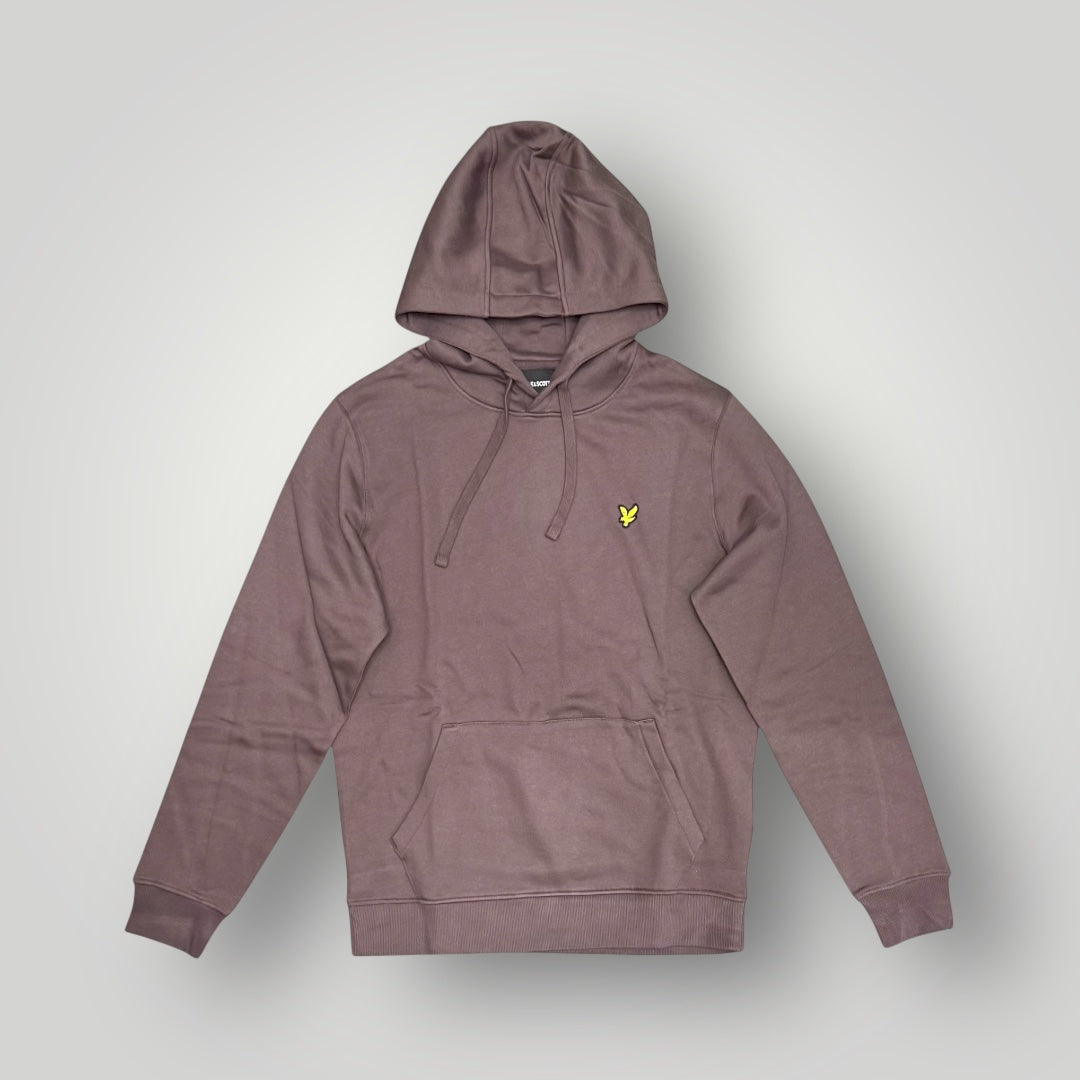 Felpa LYLE&SCOTT con cappuccio felpata, col.Espresso