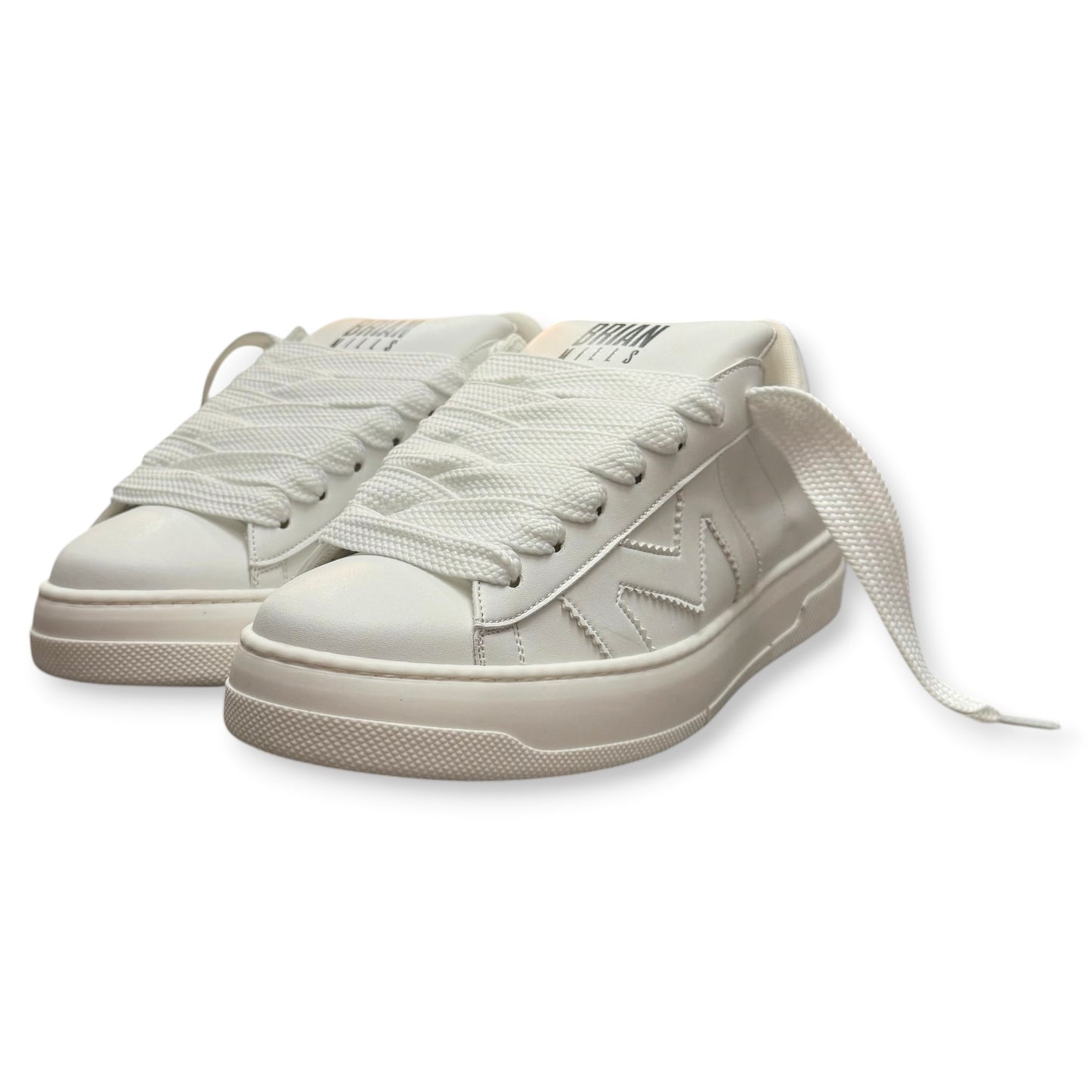 BRIAN MILLS- Scarpe Uomo, mod.555B, Col.Bianco/Bianco