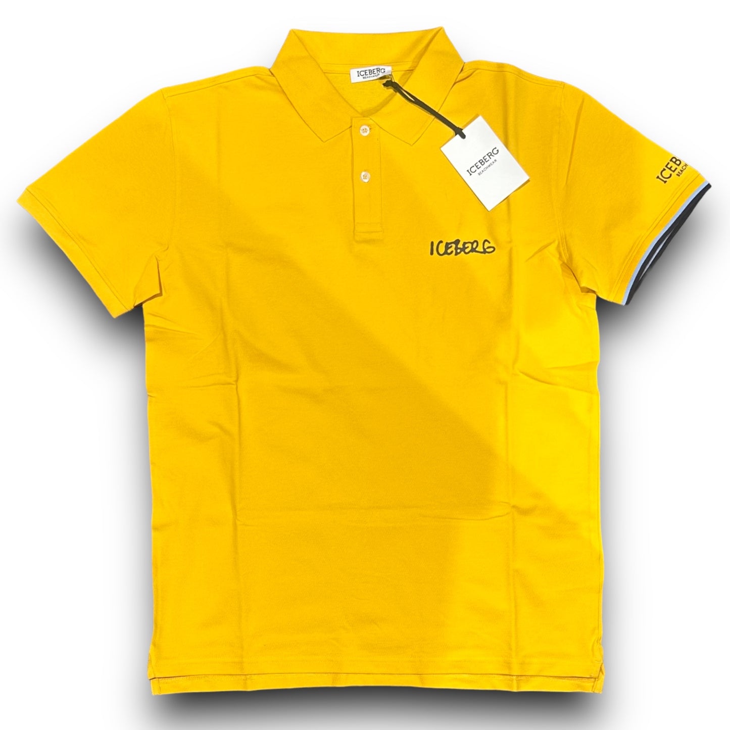 Polo ICEBERG BEACHWEAR Uomo piquet, RegulrFit, col.Giallo