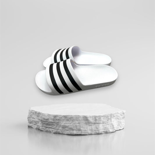 Ciabatte ADIDAS Uomo, col.Bianco (taglia francese, veste piccola, prendere una taglia in più)