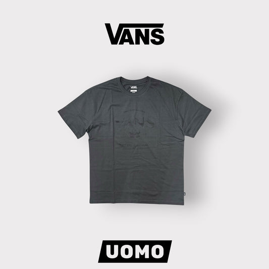 VANS- T-Shirt Uomo con stampa frontale, (Oversize), Col.Grigio scuro