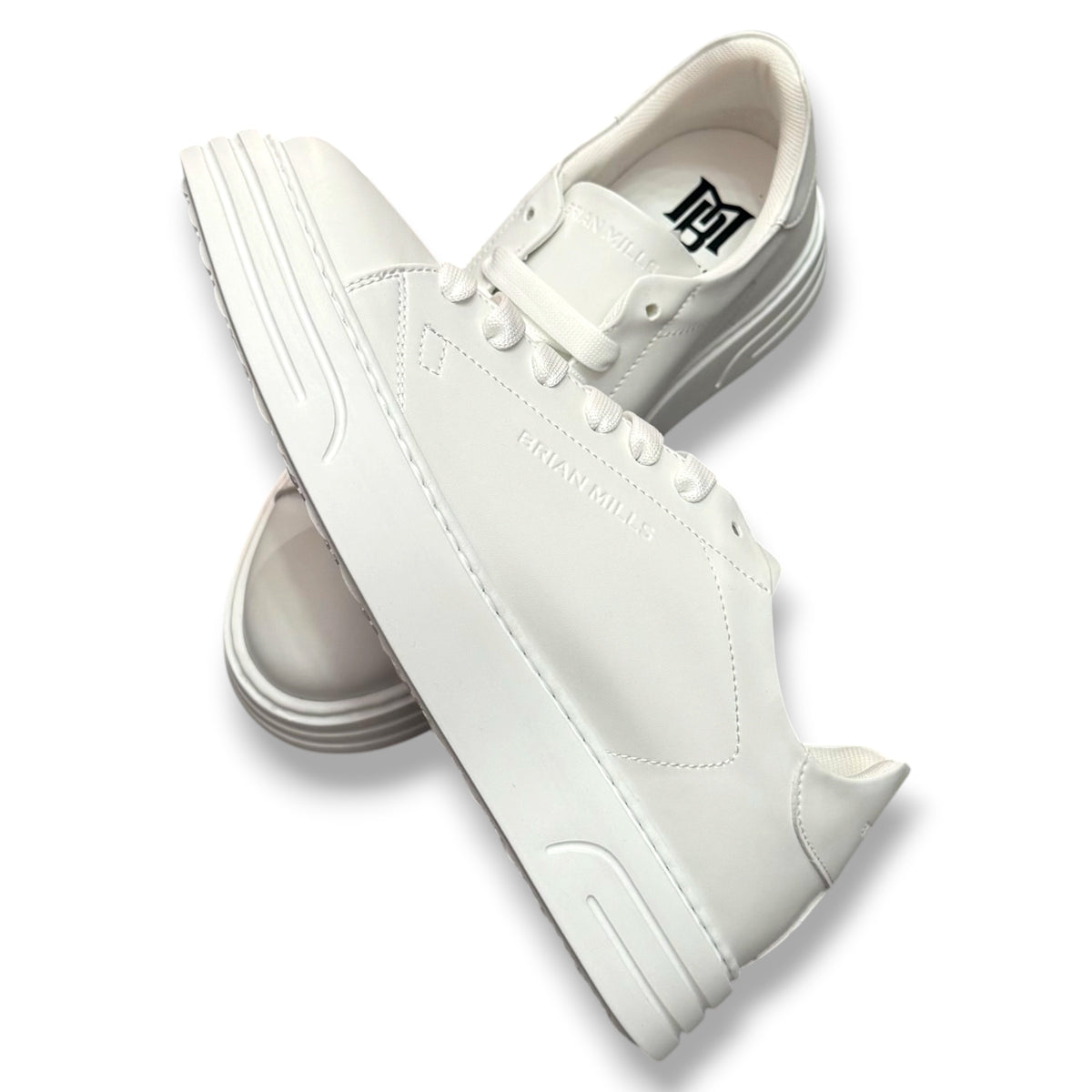 BRIAN MILLS- Scarpe Uomo, mod.573, Col.Bianco