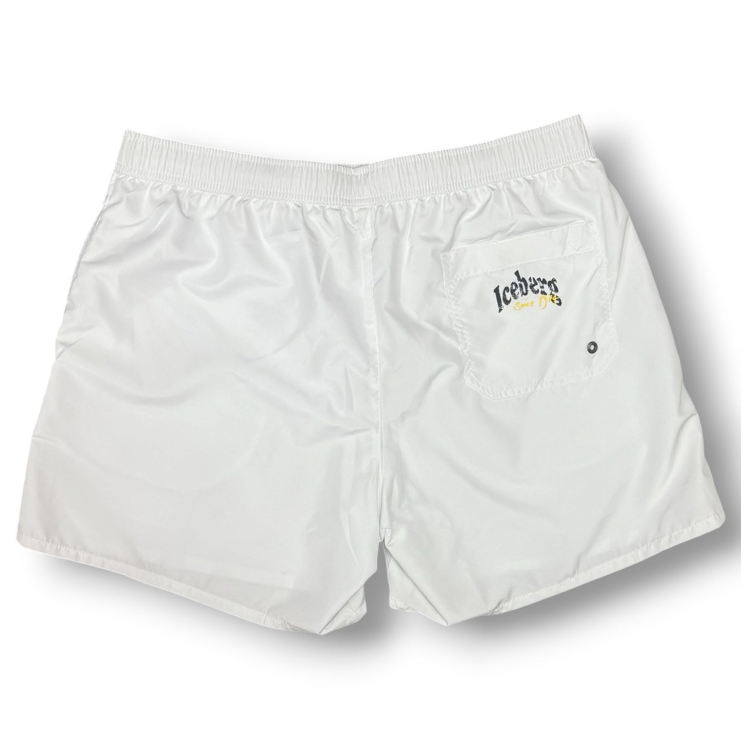 ICEBERG BEACHWEAR- Costume Uomo, con stampa, col.Bianco