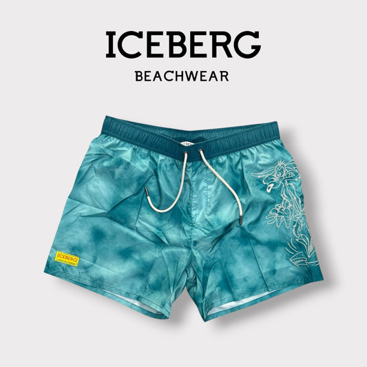 ICEBERG BEACHWEAR- Costume Uomo, col.Celeste