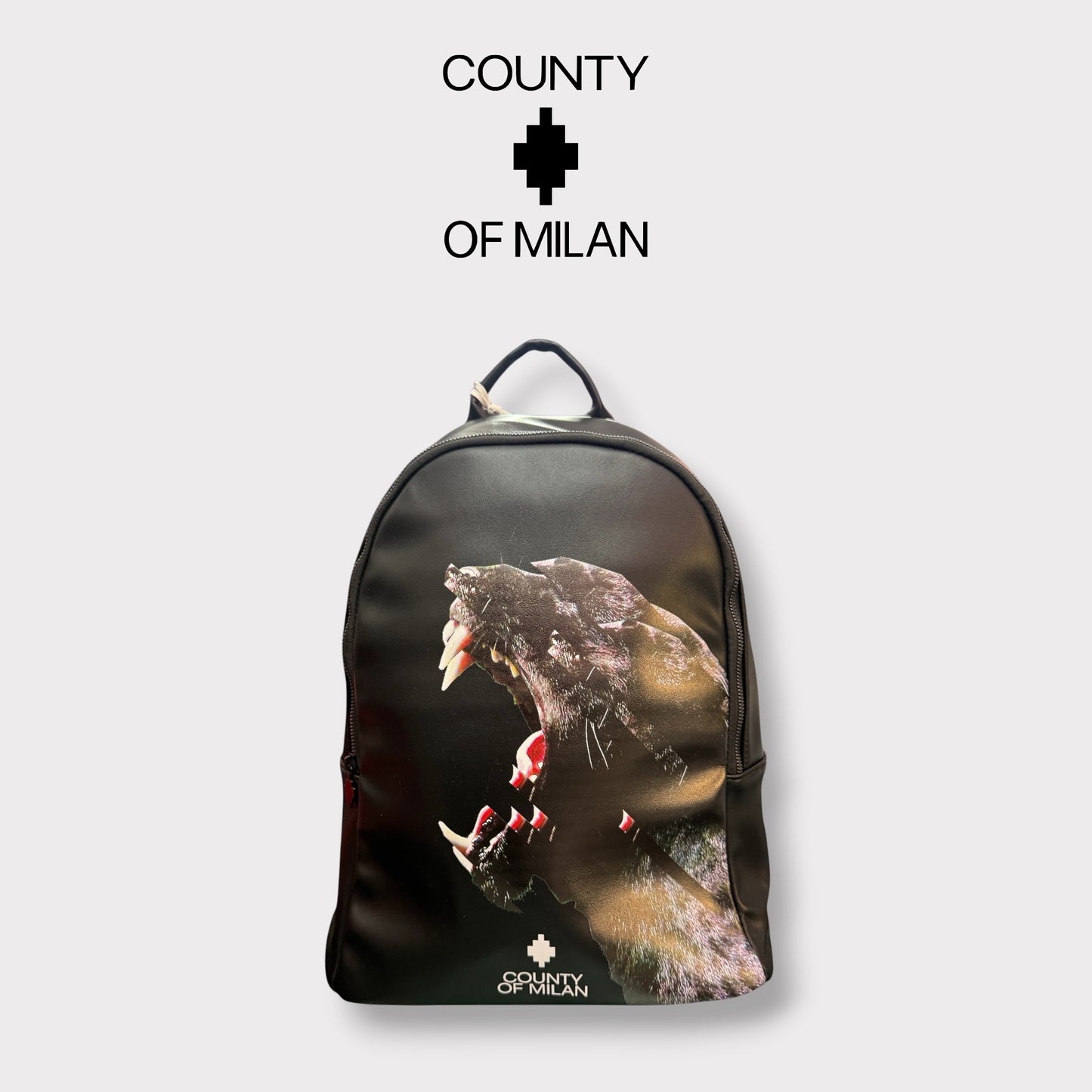 COUNTY OF MILAN - Zaino Uomo in pelle, Col.Nero