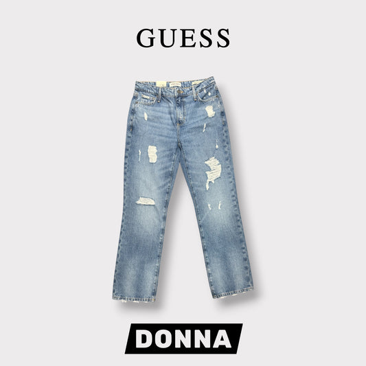 GUESS JEANS - Pantalone Donna, mod. Mid Rise Straight, (L30)