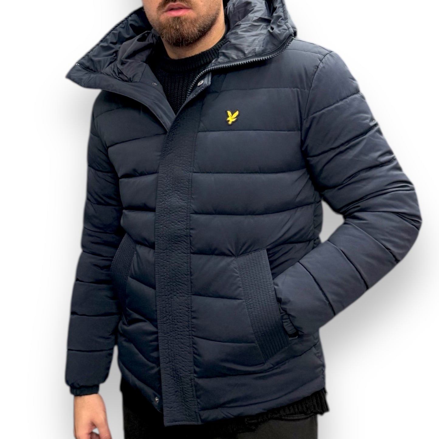 Giubbotto  LYLE&SCOTT mod.Elasticated Puffer, Col.Dark Navy
