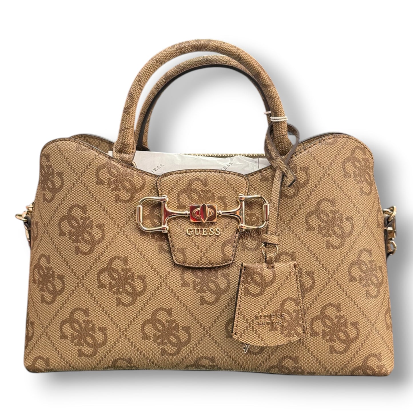 GUESS- Borsa Donna, Group:JANIE LOGO, Col.LATTE LOGO