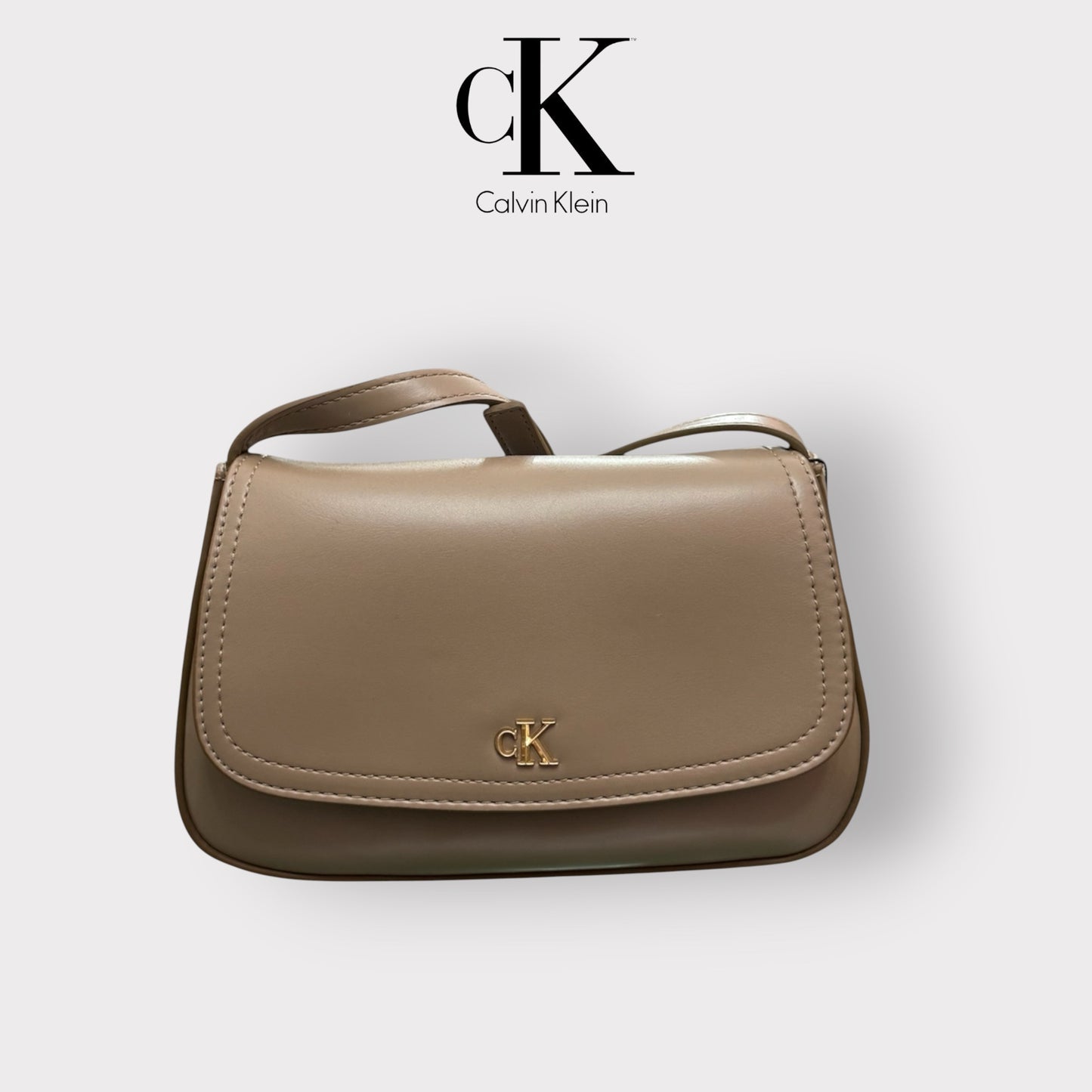 CALVIN KLEIN- Borsa Donna, Col.Beige
