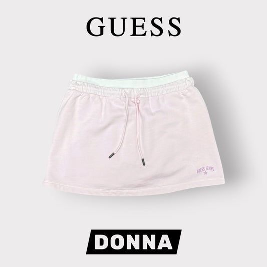GUESS JEANS- Pantagonna, col.Rosa/Bianco