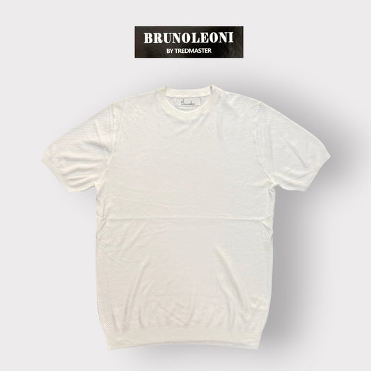 BRUNO LEONI - T-Shirt Uomo, in filo, Col.Bianco