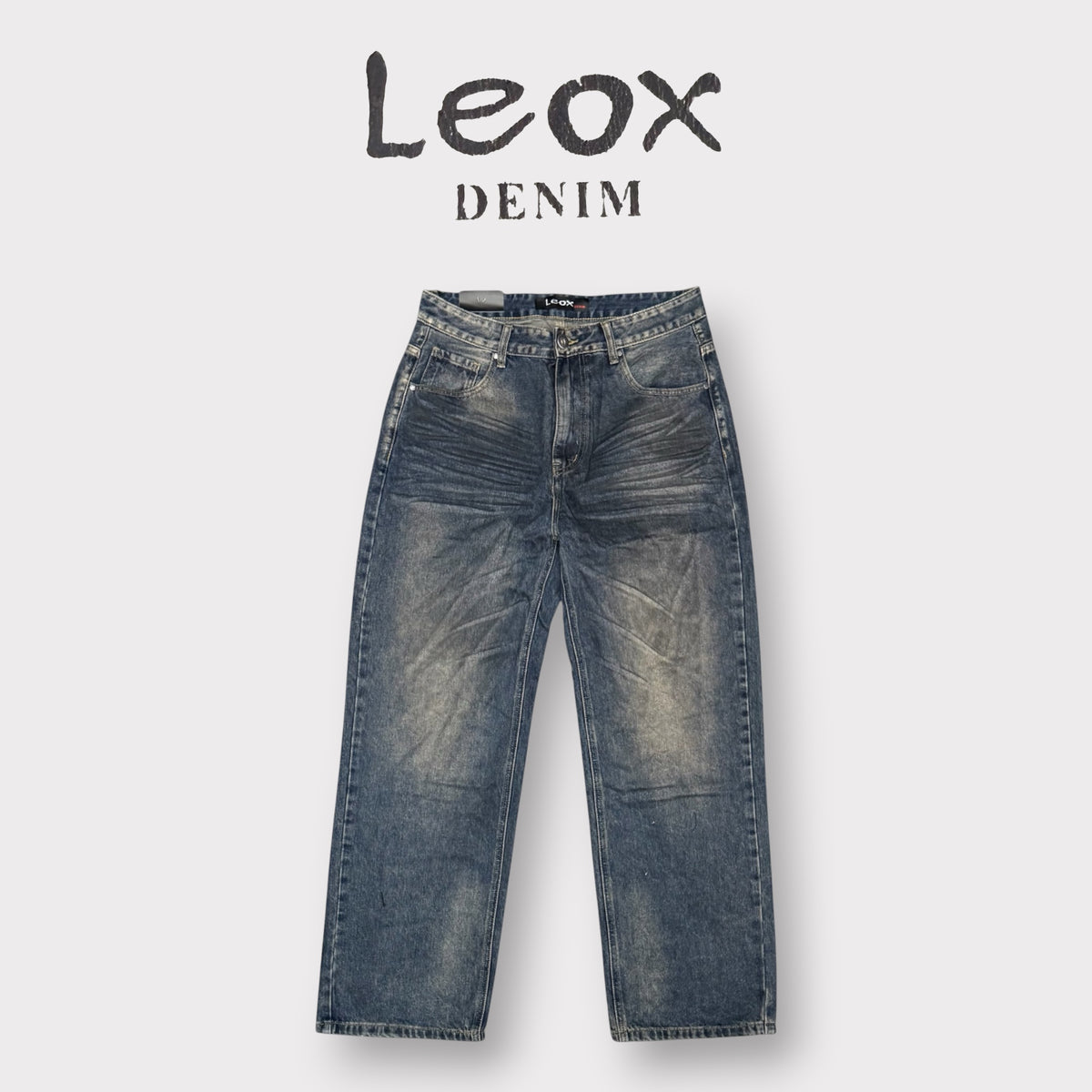 LEOX - JEANS Uomo, (Baggy Fit)