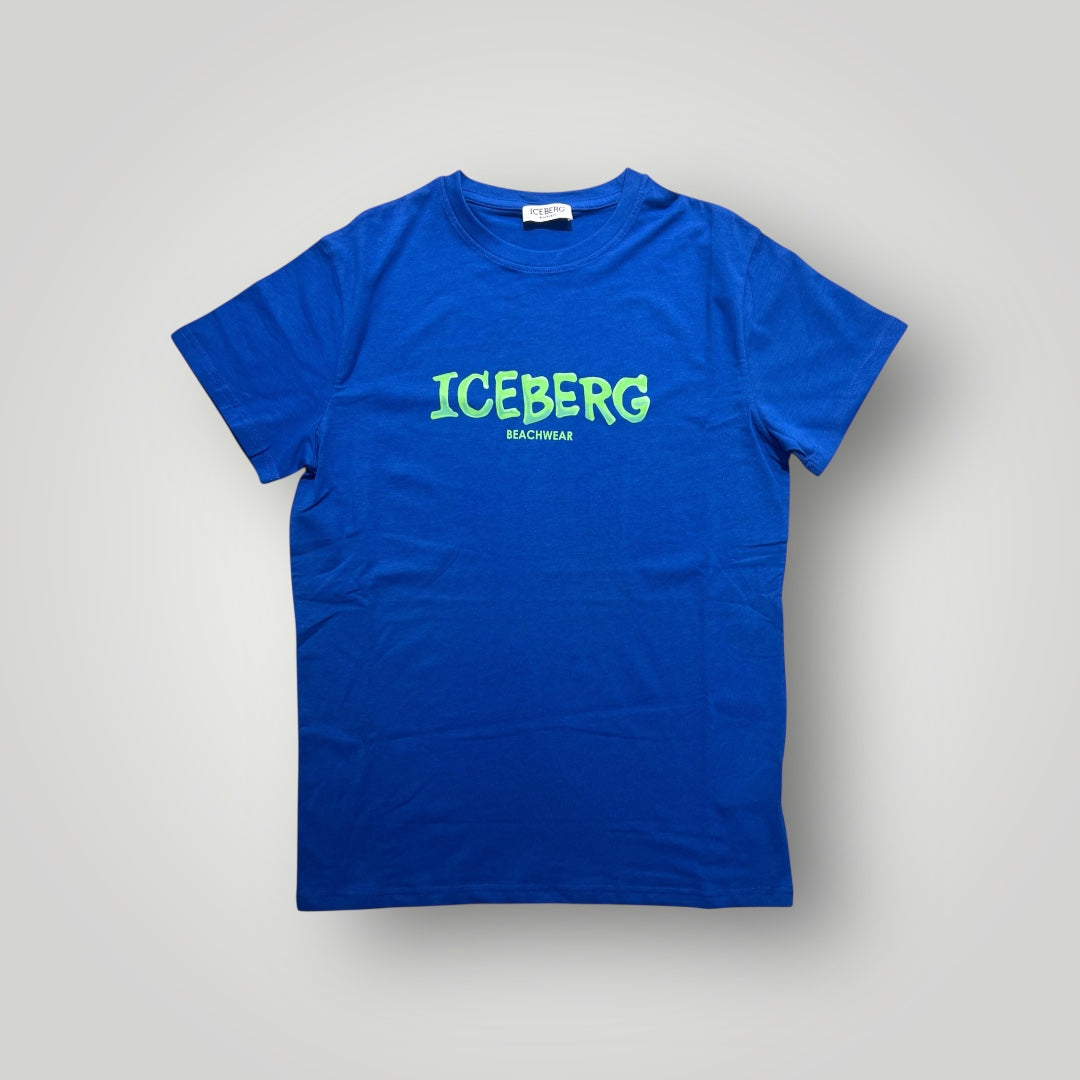 T-shirt ICEBERG, con stampa frontale, Col.Royal