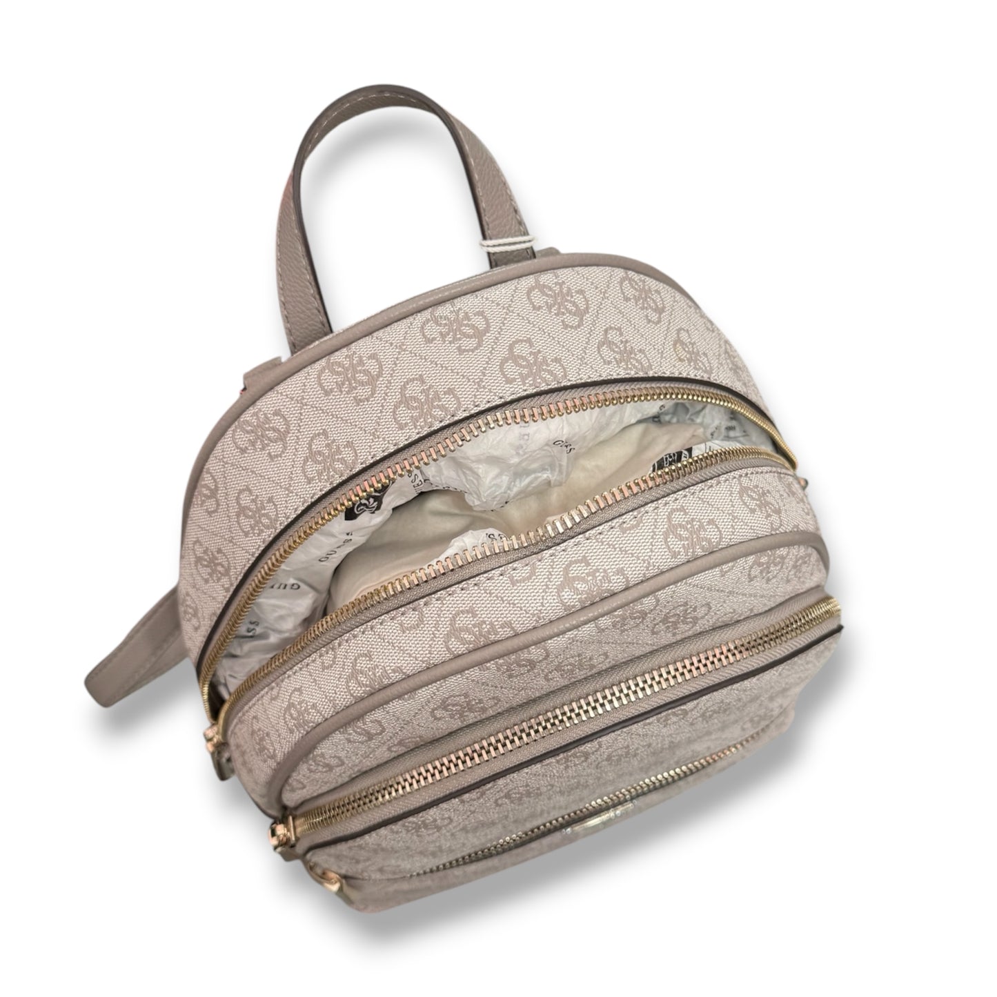 GUESS- Zaino Donna, Group:Manhattan II, Col.Dark Taupe Logo