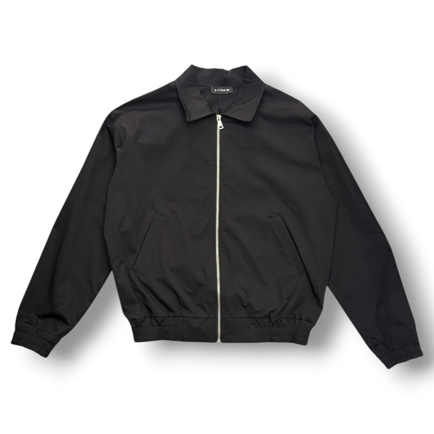 AFTER 91- Giacca /CamiciaUomo con zip, Boxy Fit Col.Nero