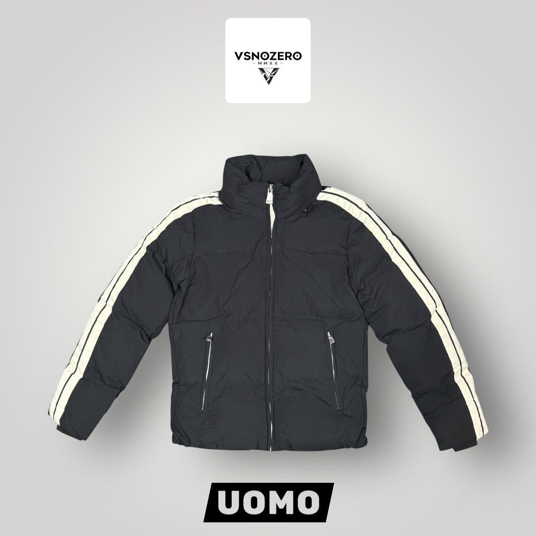 Giubbotto VS-NOZERO, mod. Puffer jacket, con cappuccio nascosto, col.Nero (G2W25)