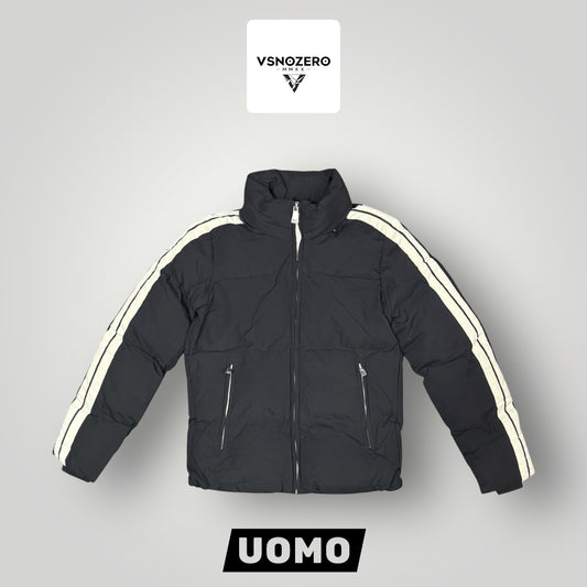 Giubbotto VS-NOZERO, mod. Puffer jacket, con cappuccio nascosto, col.Nero (G2W25)
