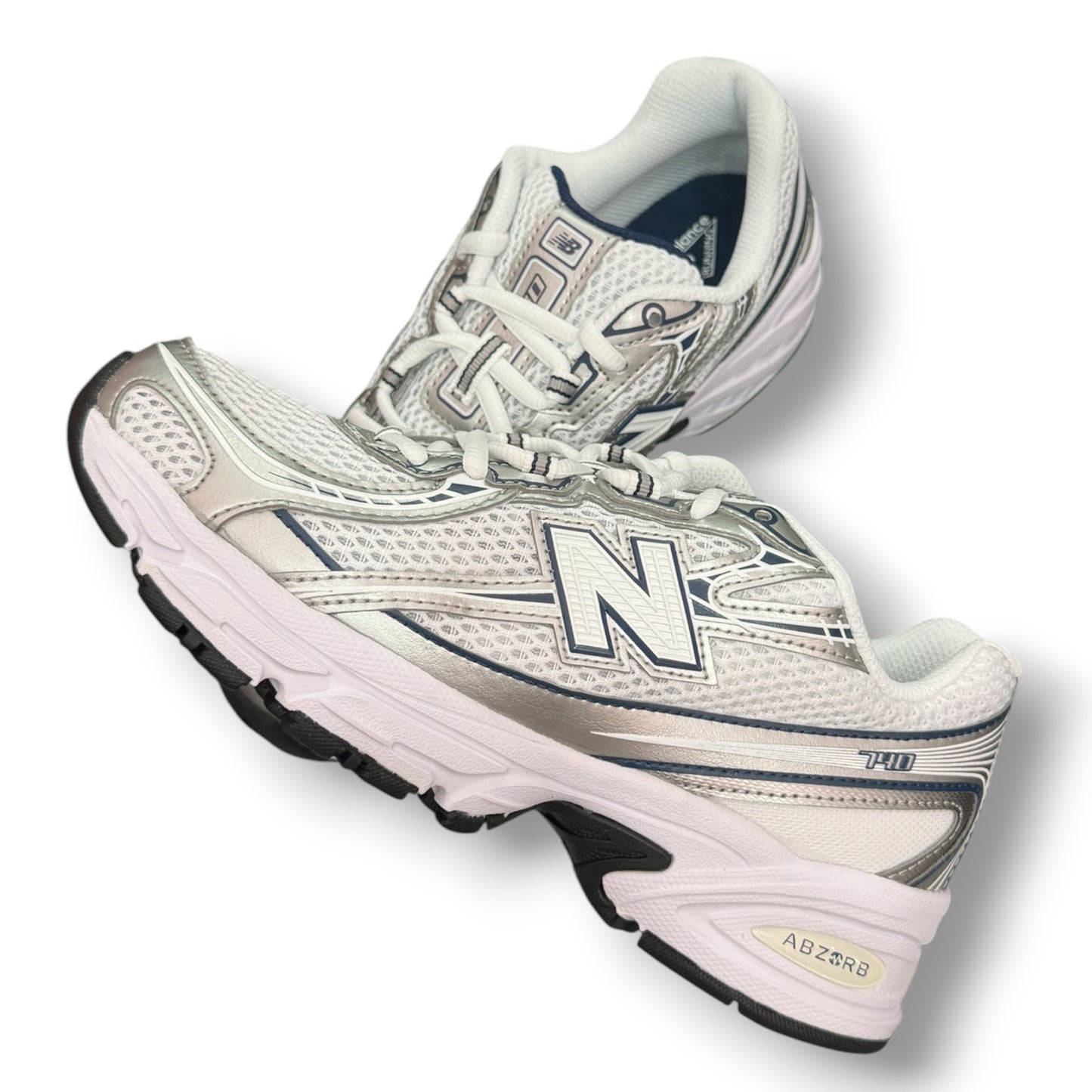 NEW BALANCE 740 - Scarpe Donna con contrasto Blu, Col.Bianco