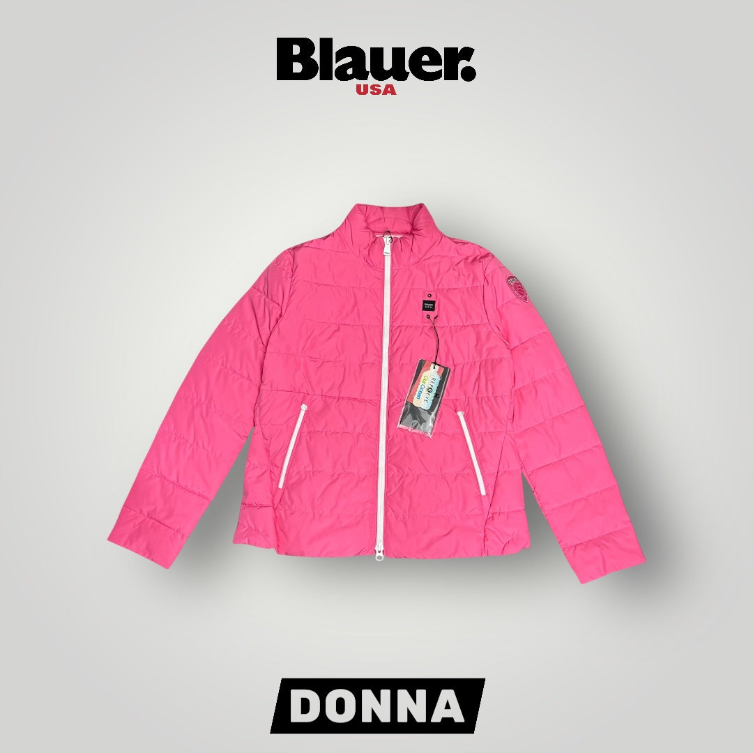 Giubbotto Blauer Donna, 70 grammi con zip a contrasto,(imbott.Ovatta), Col.Magenta
