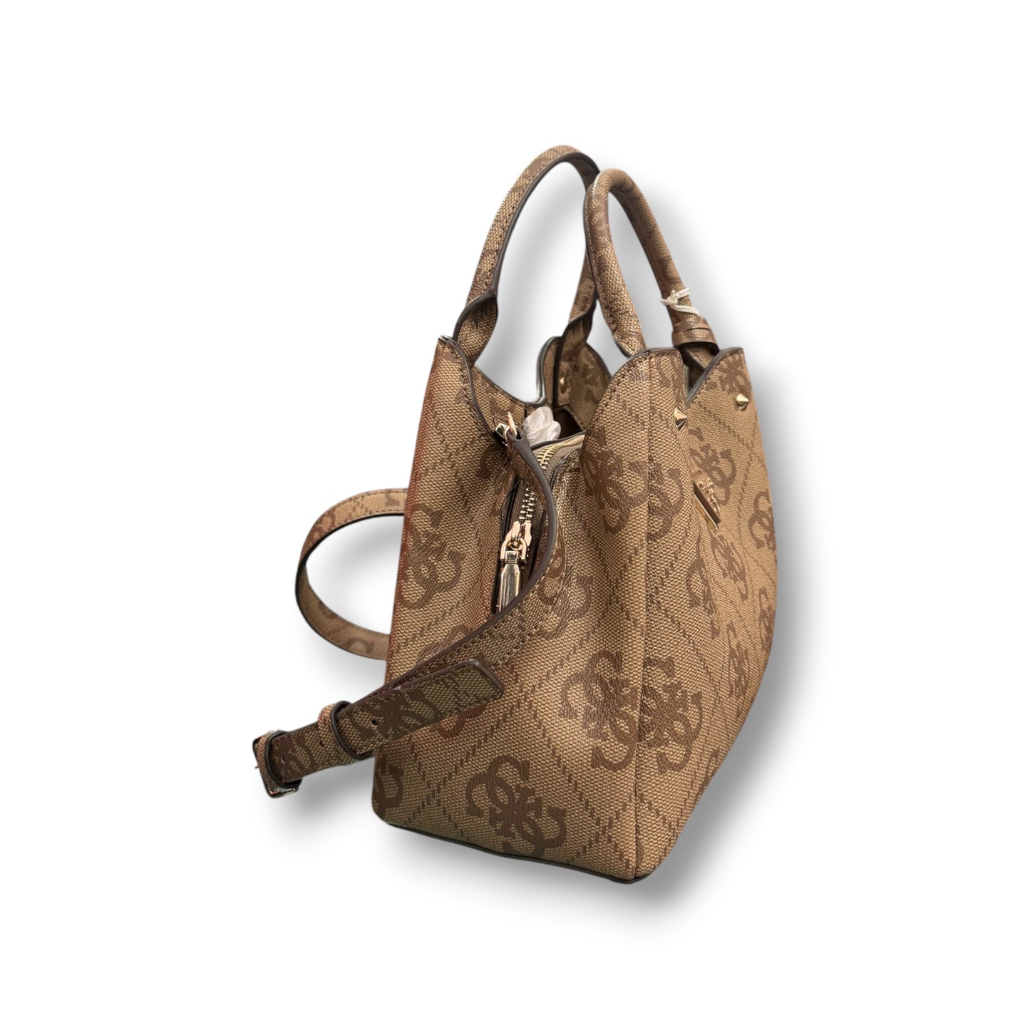 GUESS- Borsa Donna, Group:MERIDIAN II, Col.LATTE LOGO