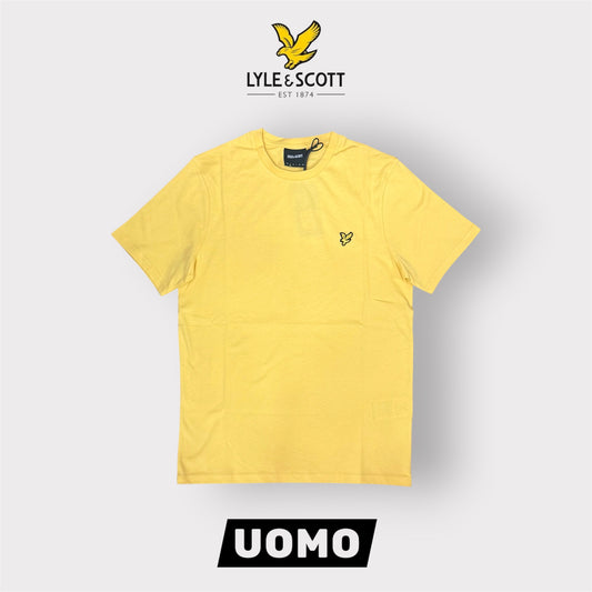 LYLE & SCOTT- T-Shirt Uomo Regular Fit, Col.Custard Yellow