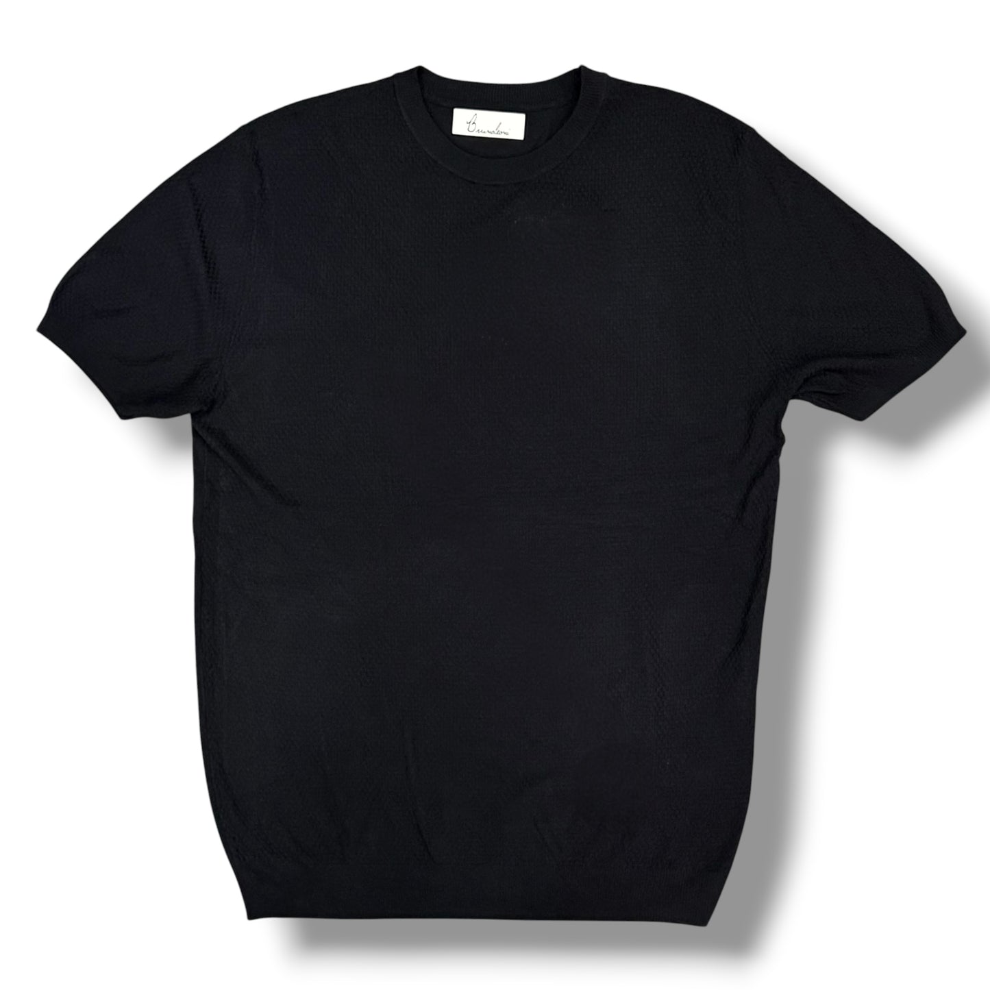 BRUNO LEONI - T-Shirt Uomo, in filo, Col.Nero