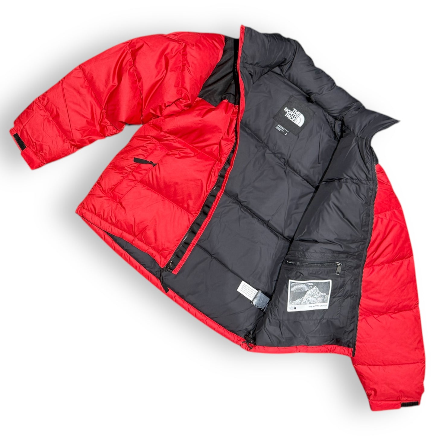 Giubbotto THE NORTH FACE 96 Retro NUPTSE , Col. Rosso/Nero