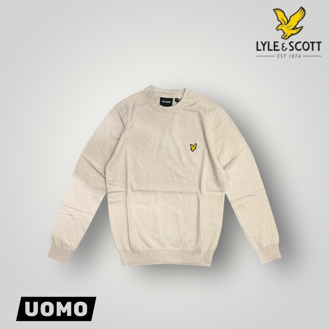 Maglioncino LYLE & SCOTT Uomo, 70% Cotone - 30% Lana Merino, col.Cove