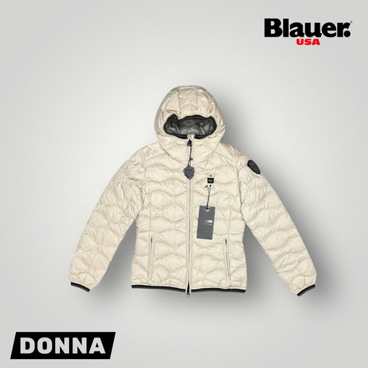 Giubbotto BLAUER con scudetto swarovski , Col.Champagne (Imbott.Piuma)