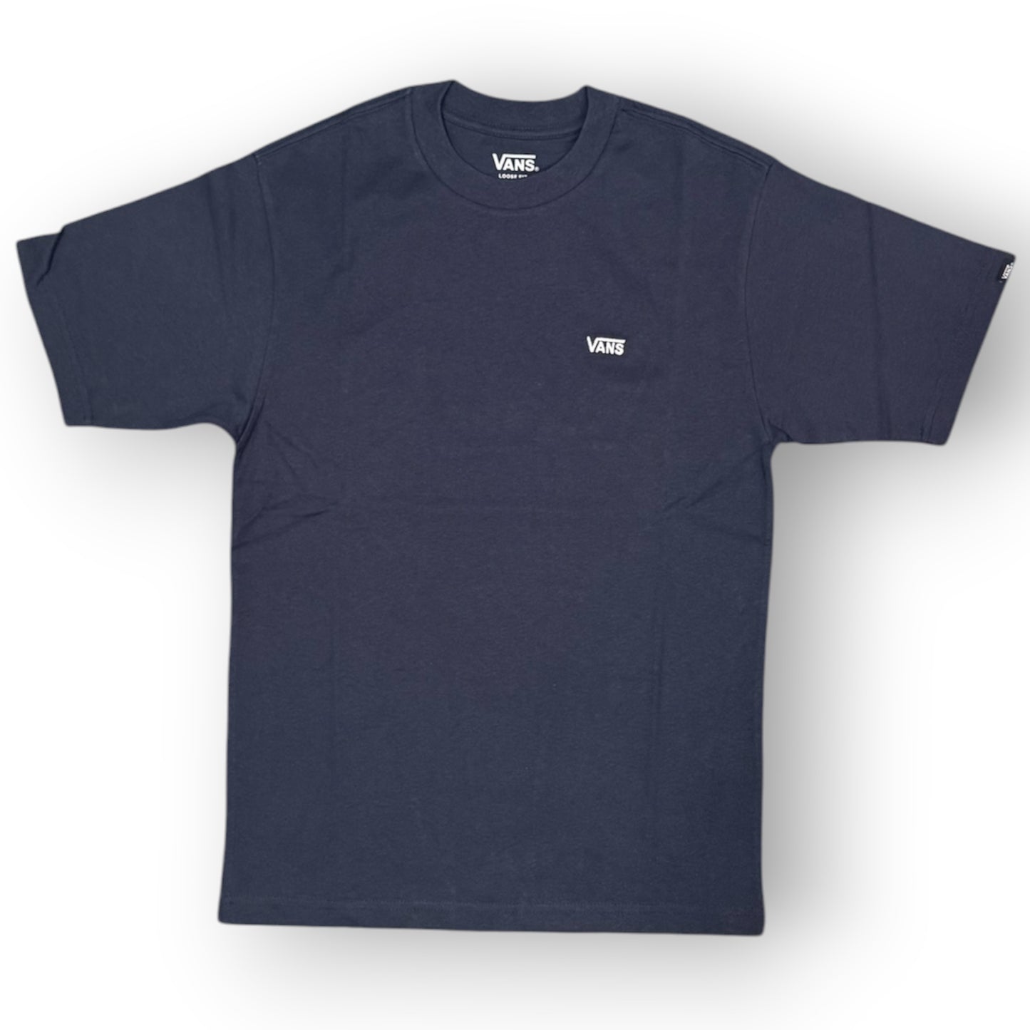 VANS- T-shirt Uomo, con logo ricamato lato cuore, LooseFit, col.Blu