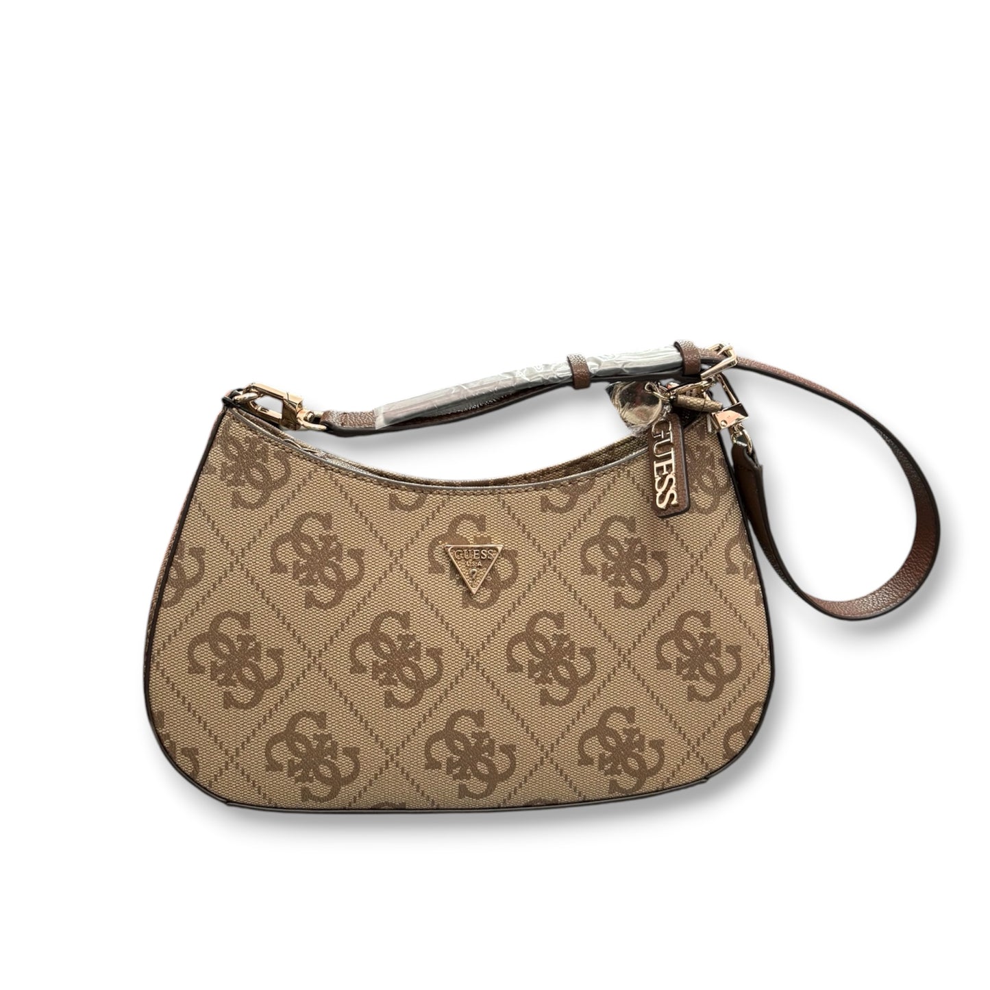 GUESS- Borsa Donna, Group:NOELLE, Col.LATTE LOGO/BROWN