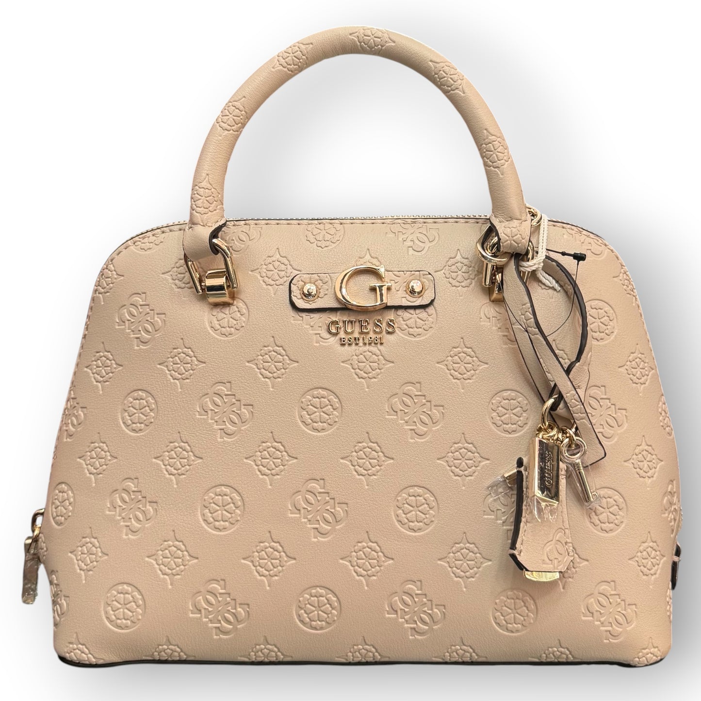 GUESS- Borsa Donna, Group:DITA, Col.LIGHT TAUPE LOGO