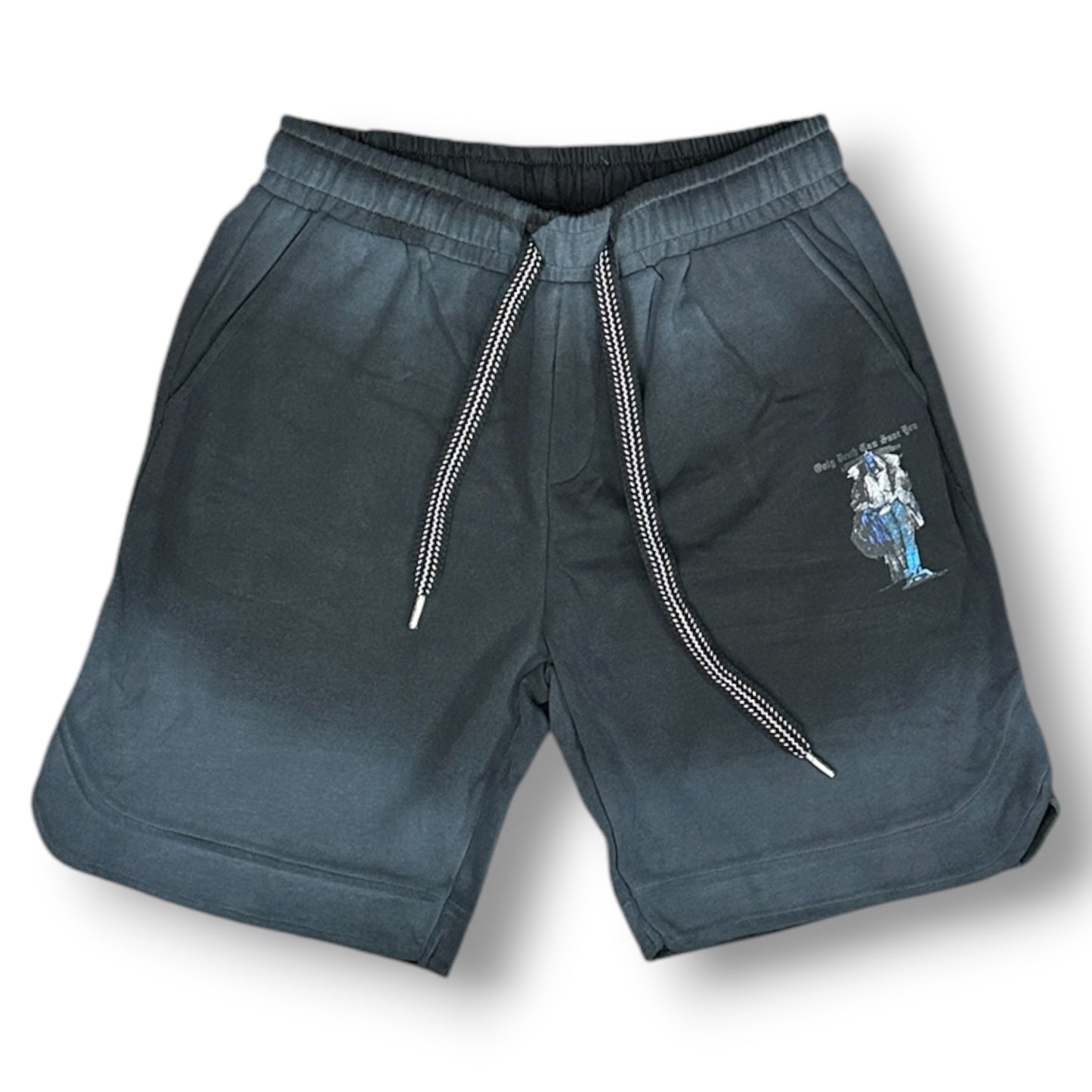JUST REBEL - Completino estivo Uomo con stampa schienale, Col.Blu