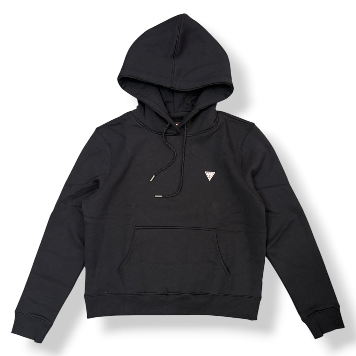 GUESS - Felpa Donna, con cappuccio, tex.Felpato, col.Nero