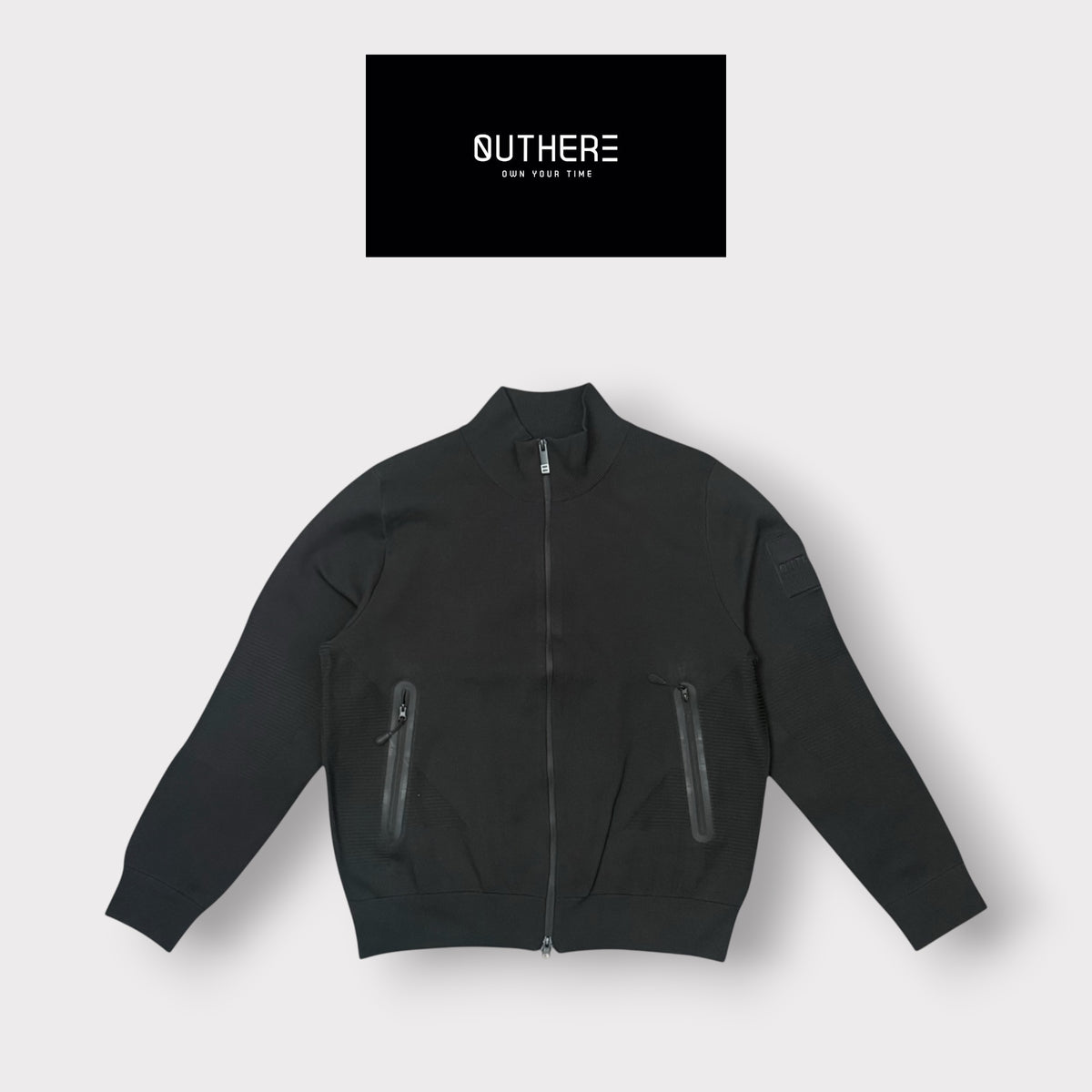 OUTHERE - Giubbofelpa Uomo, mod.HAVOK, Col.Nero