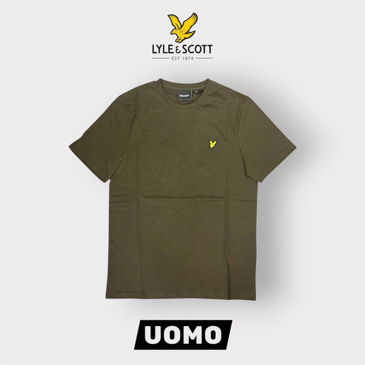 LYLE & SCOTT- T-Shirt Uomo Regular Fit, Col.Olive