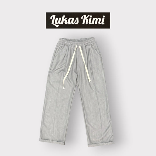 LUKAS KIMI - Pantalone Uomo, mod.Baggy, Col.Grigio