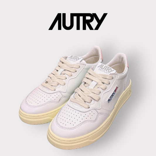 AUTRY - Scarpa Donna, con baffo rosa, Col.Bianco