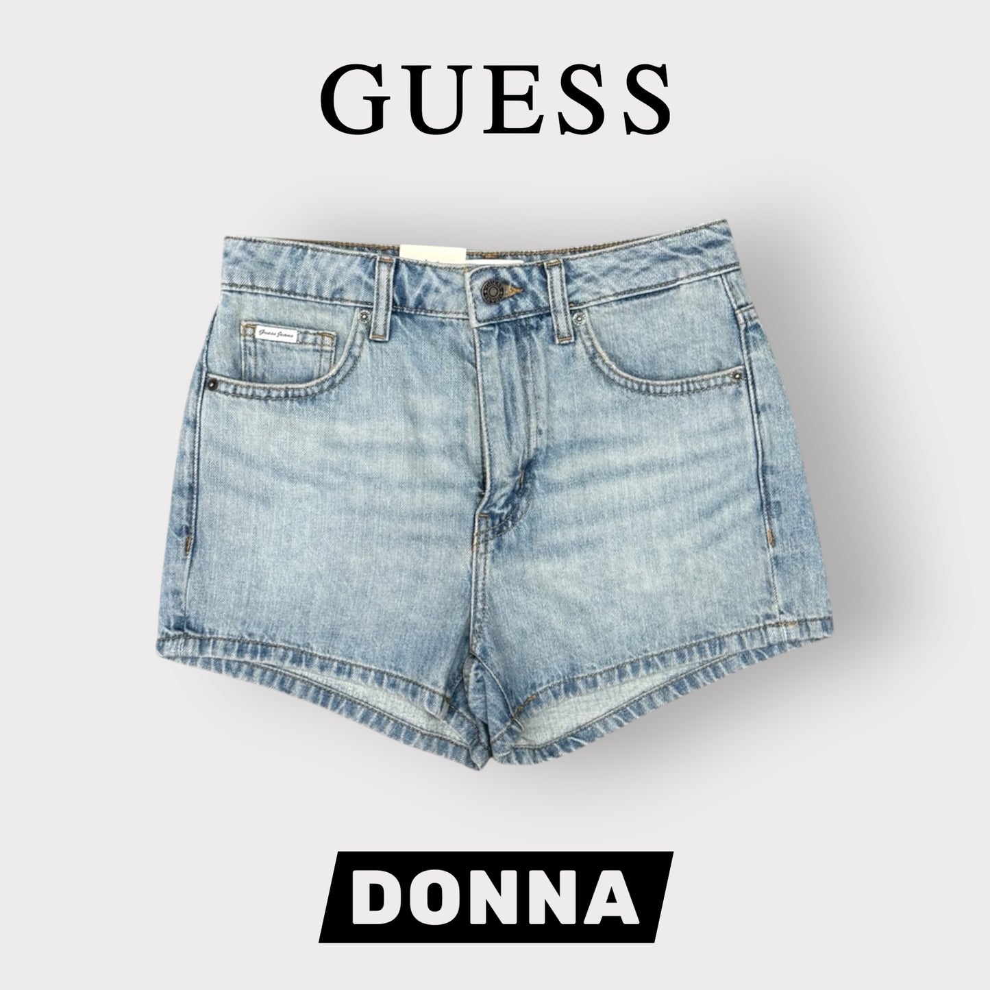 GUESS JEANS- Shorts in denim, mod.Vintage