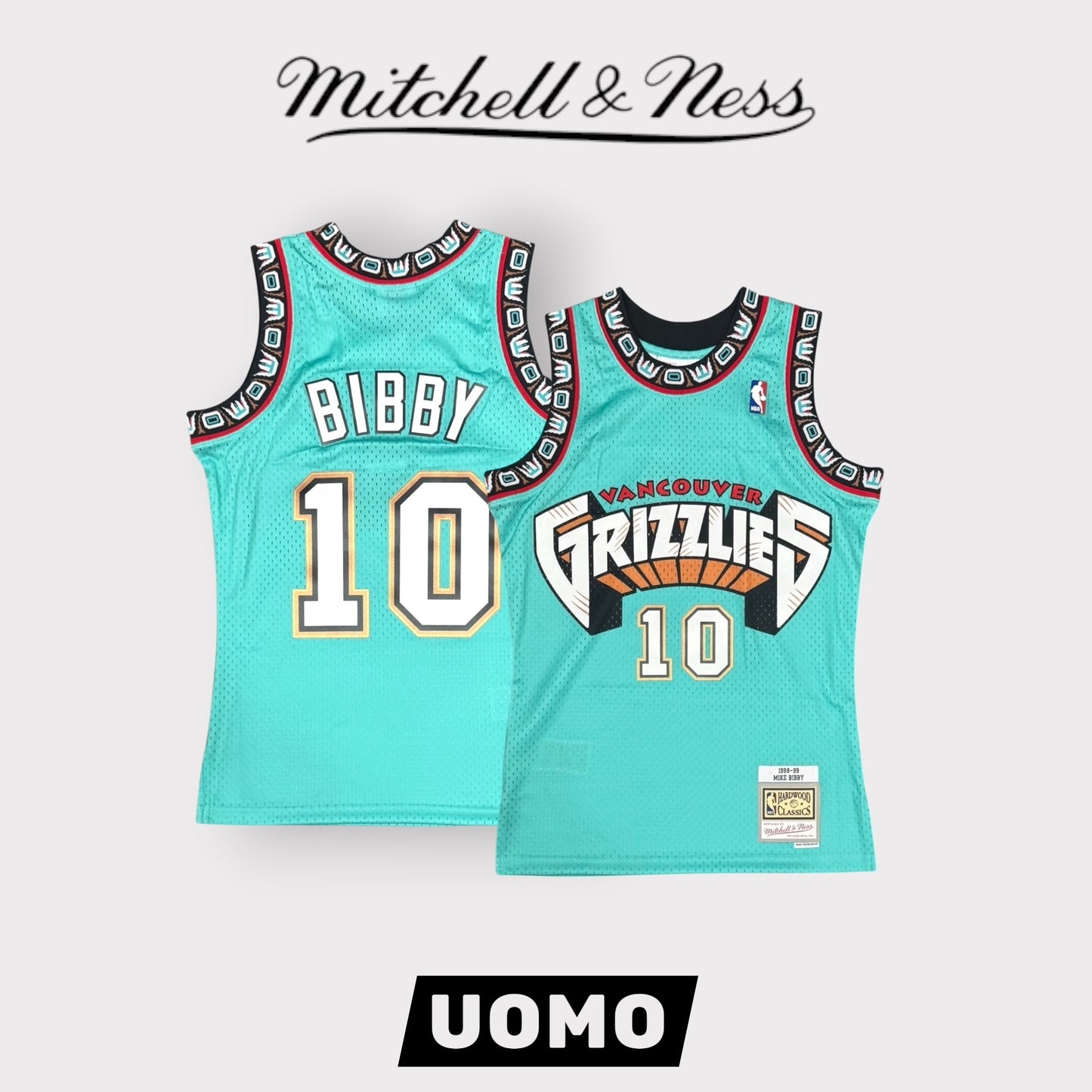 MITHCHELL&NESS- Canotta Vancouver Grizzlies, (10-Mike Bibby)