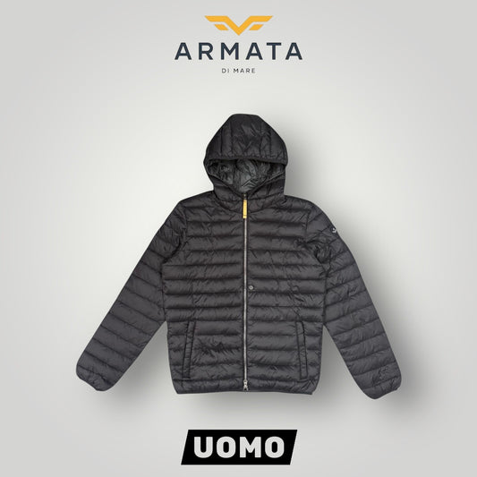Giubbotto ARMATA DI MARE Uomo, piumino 70 grammi, col.Nero