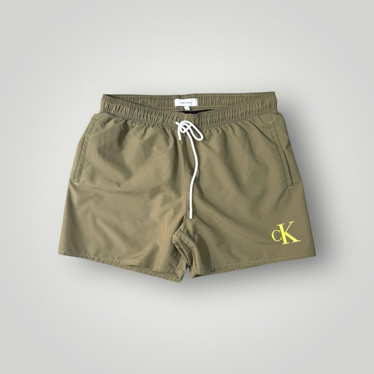 Costume Uomo CALVIN KLEIN, con logo piccolo gamba sinistra, Col.Verde