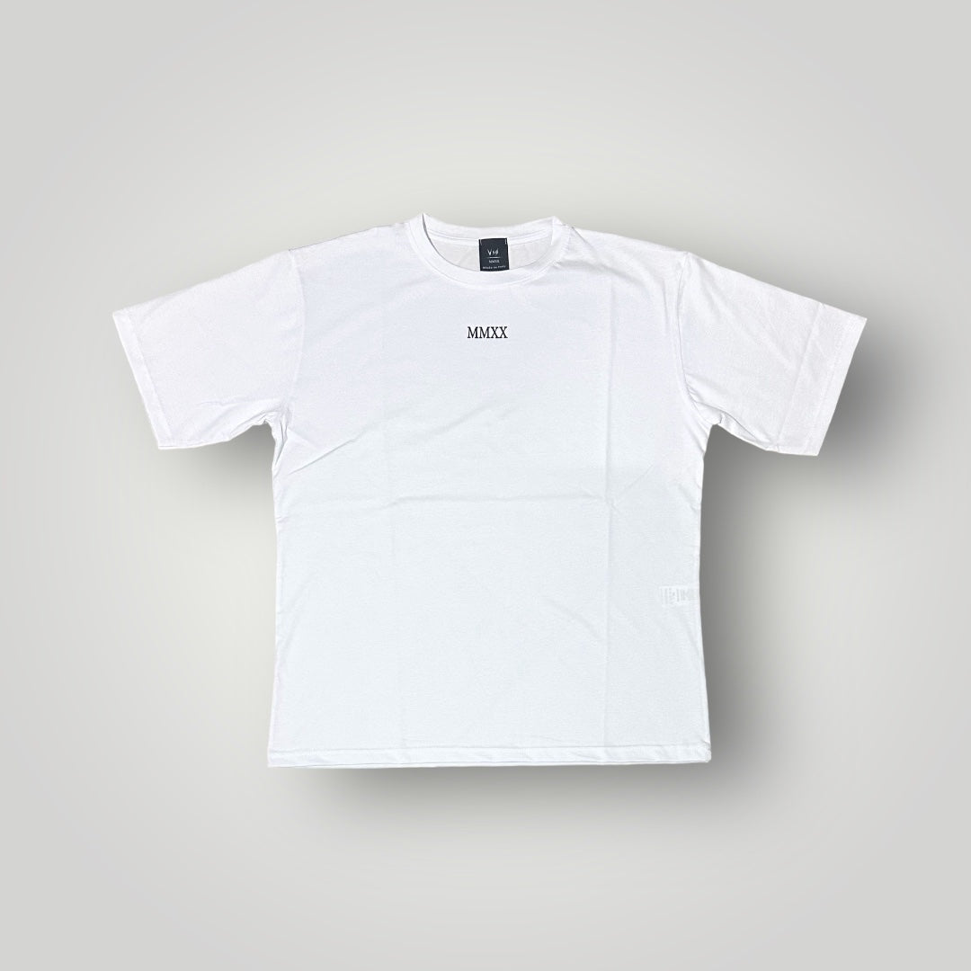 T-shirt VSNOZERO Uomo con micrologo centro petto, col.Bianco, OversizeFit