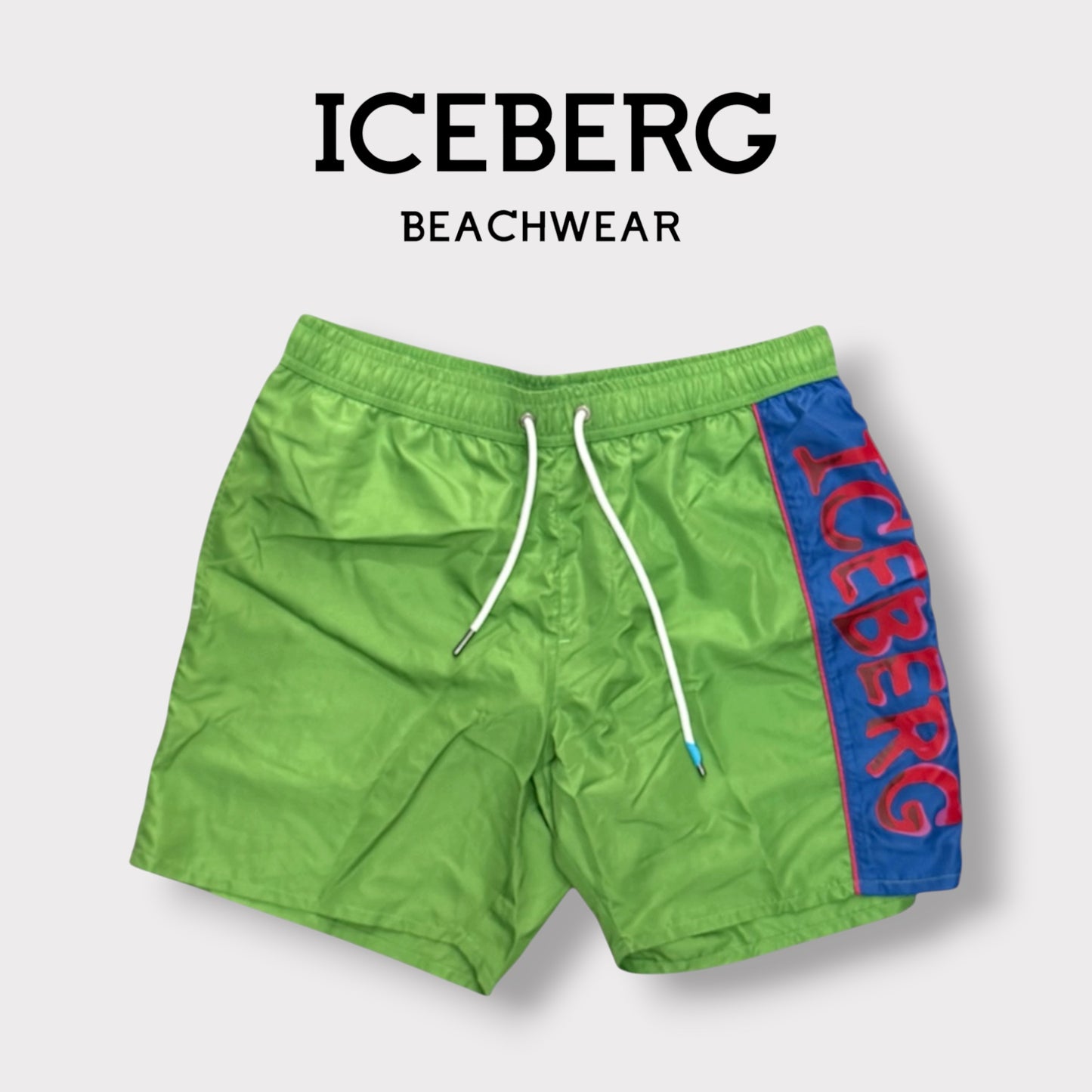 ICEBERG BEACHWEAR- Costume Uomo, col.Verde
