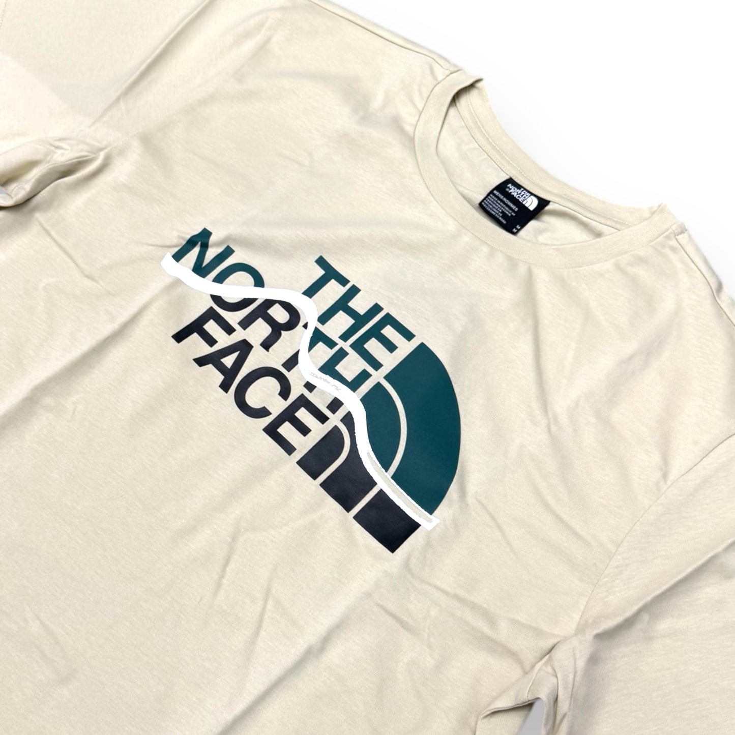 T-shirt THE NORTH FACE Uomo, Mountain Line Tee, Col.Beige