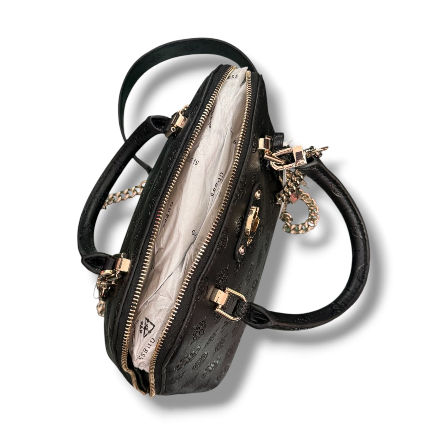 GUESS- Borsa Donna, Group:DITA, (dimensione piccola), Col.Black logo