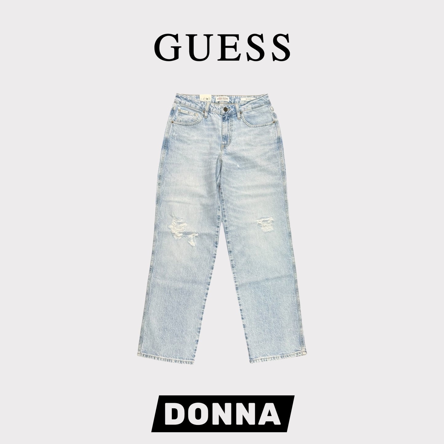 GUESS JEANS - Pantalone Donna, mod.Boyfriend, (L30)
