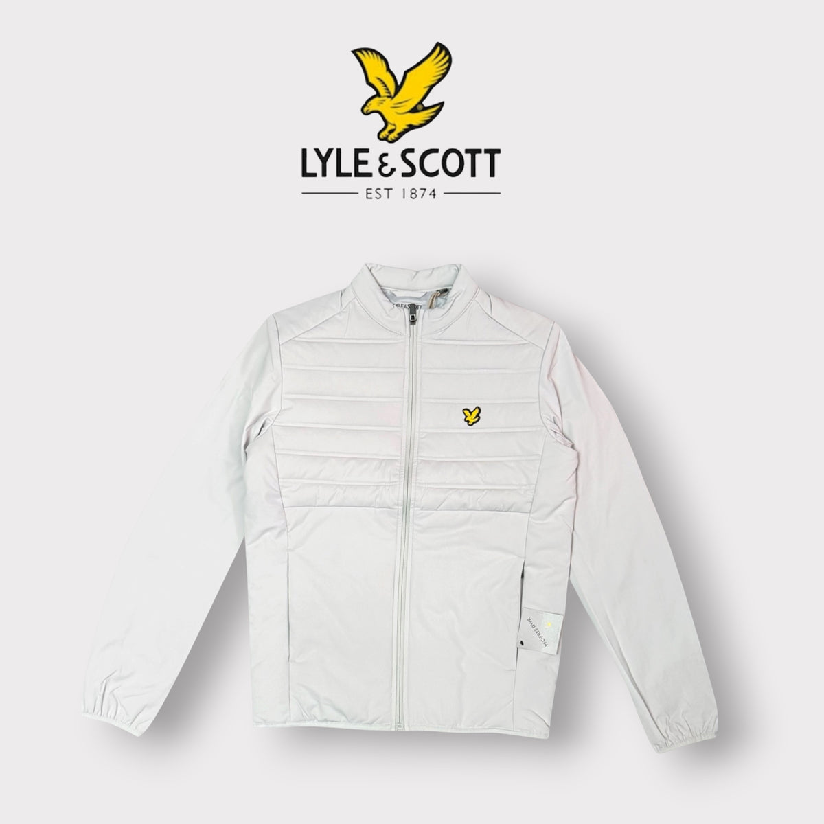 LYLE&SCOTT- Giubbotto Uomo, senza cappuccio, Col.Ghiaccio